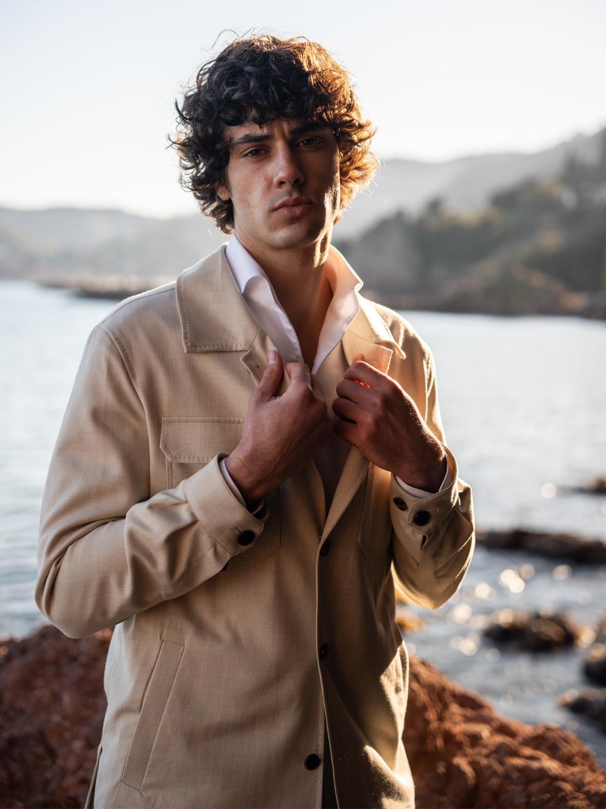 Jersey Overshirt - Beige