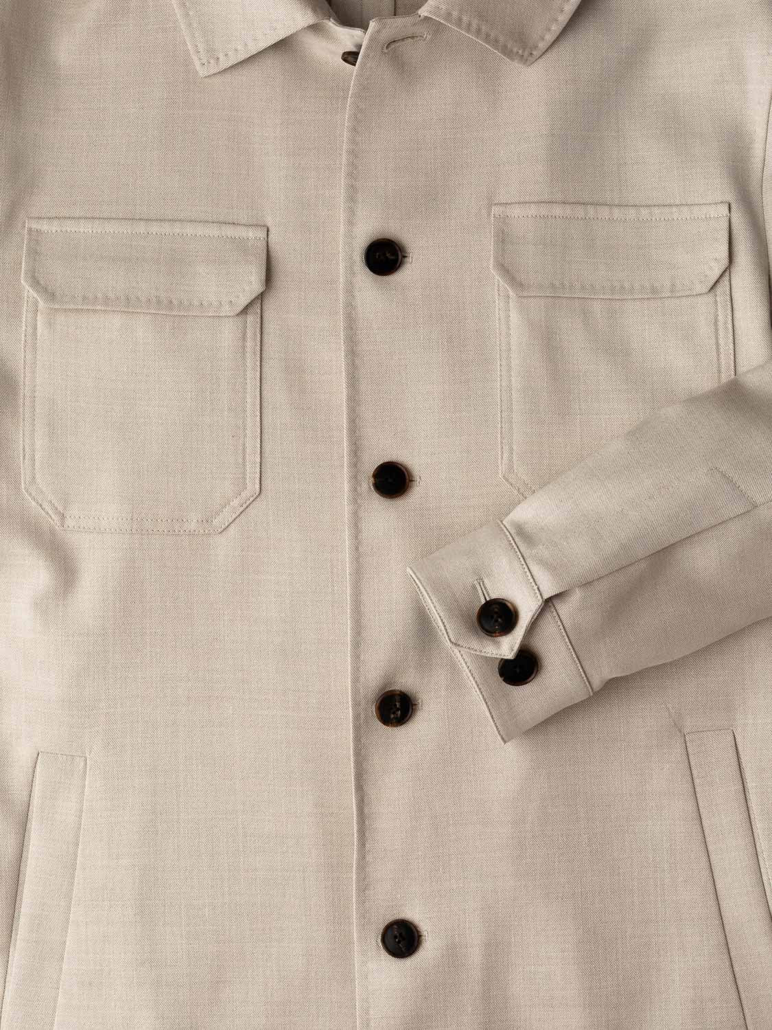 Jersey Overshirt - Beige