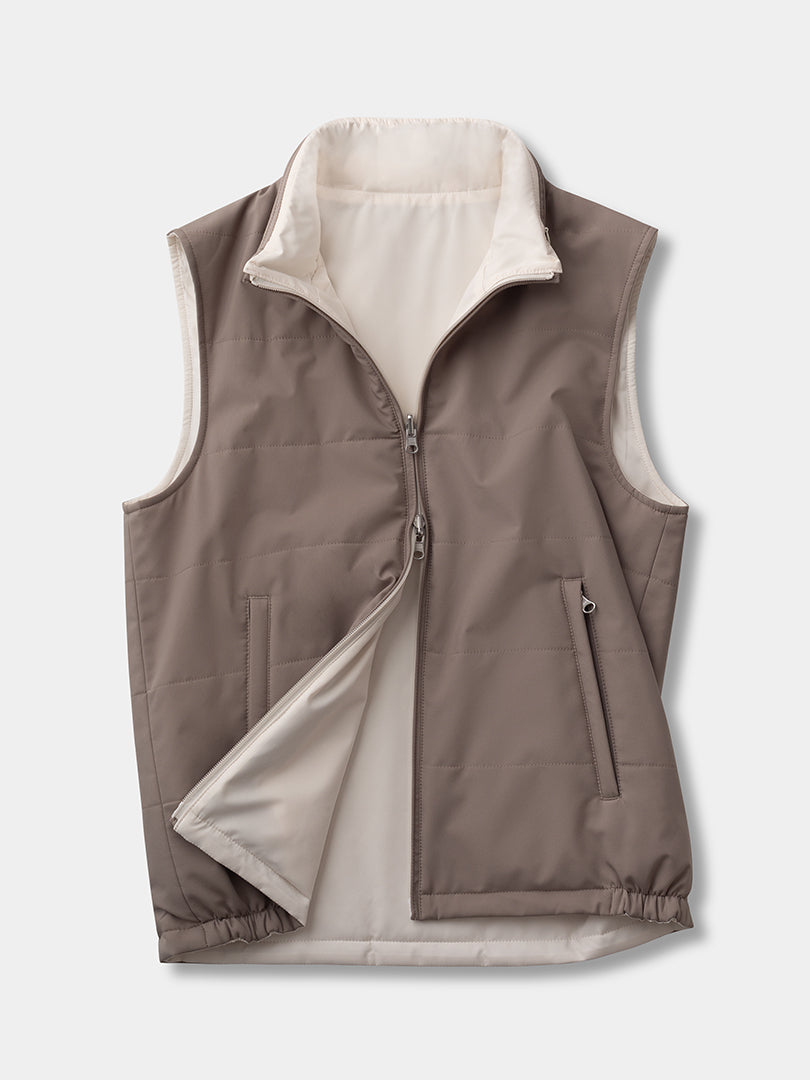Voyager Sleeveless Jacket - Navy - ALEXANDER SACHS