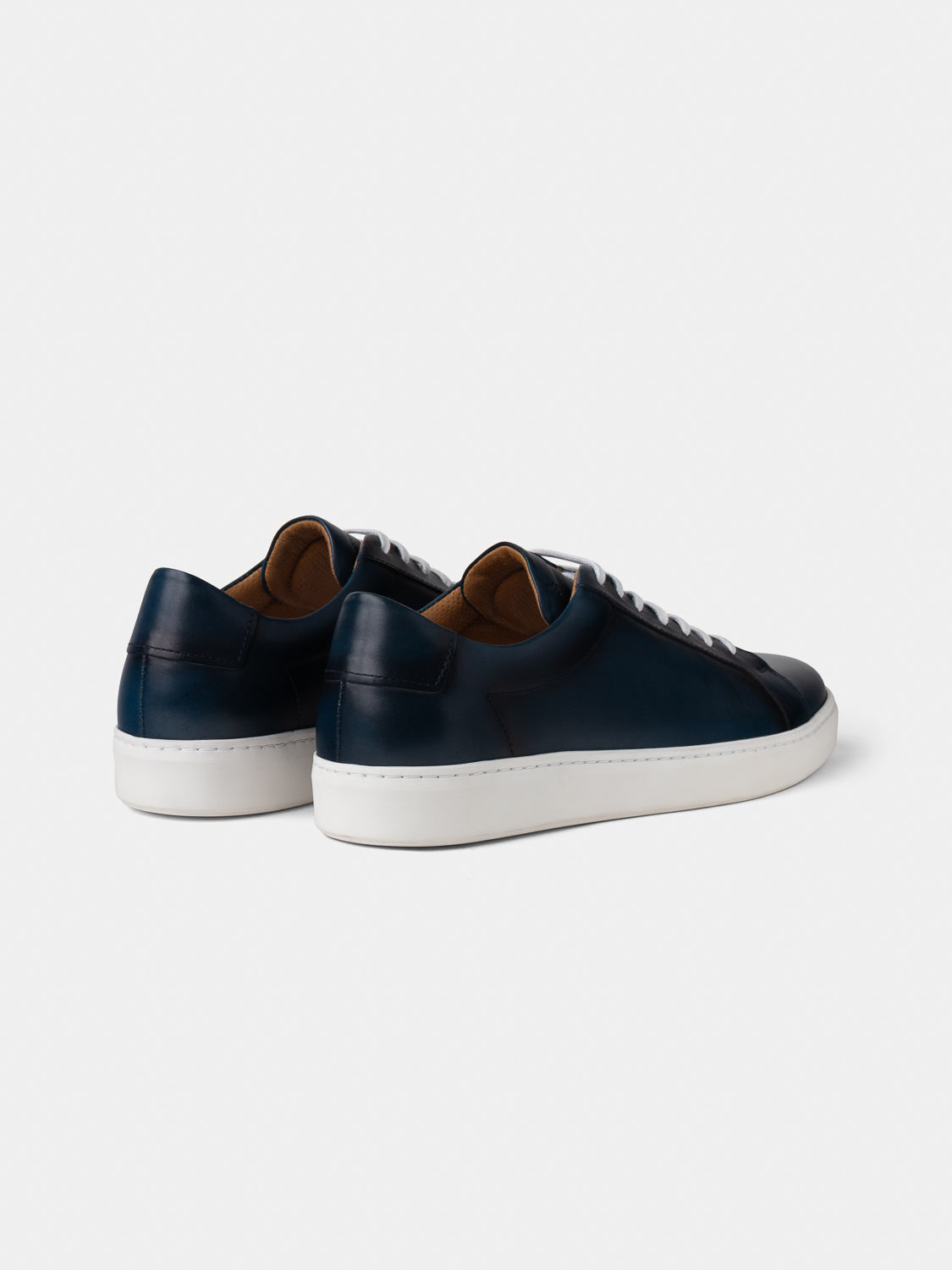 Calfskin Sneakers - Navy Patina