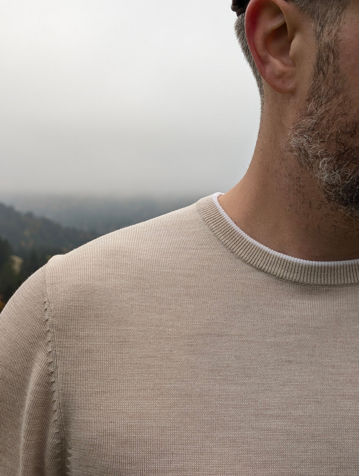 Crew Neck - Beige