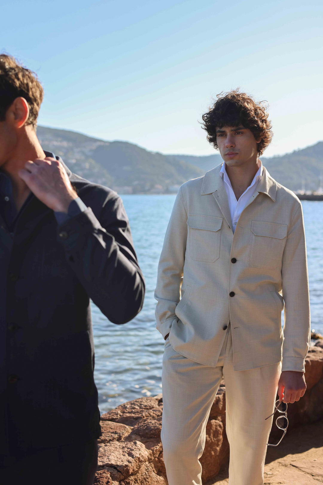 Jersey Overshirt - Beige