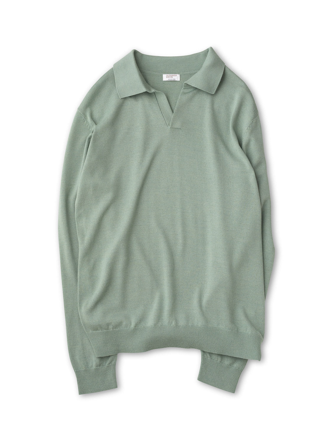 Polo Buttonless - Sage Green