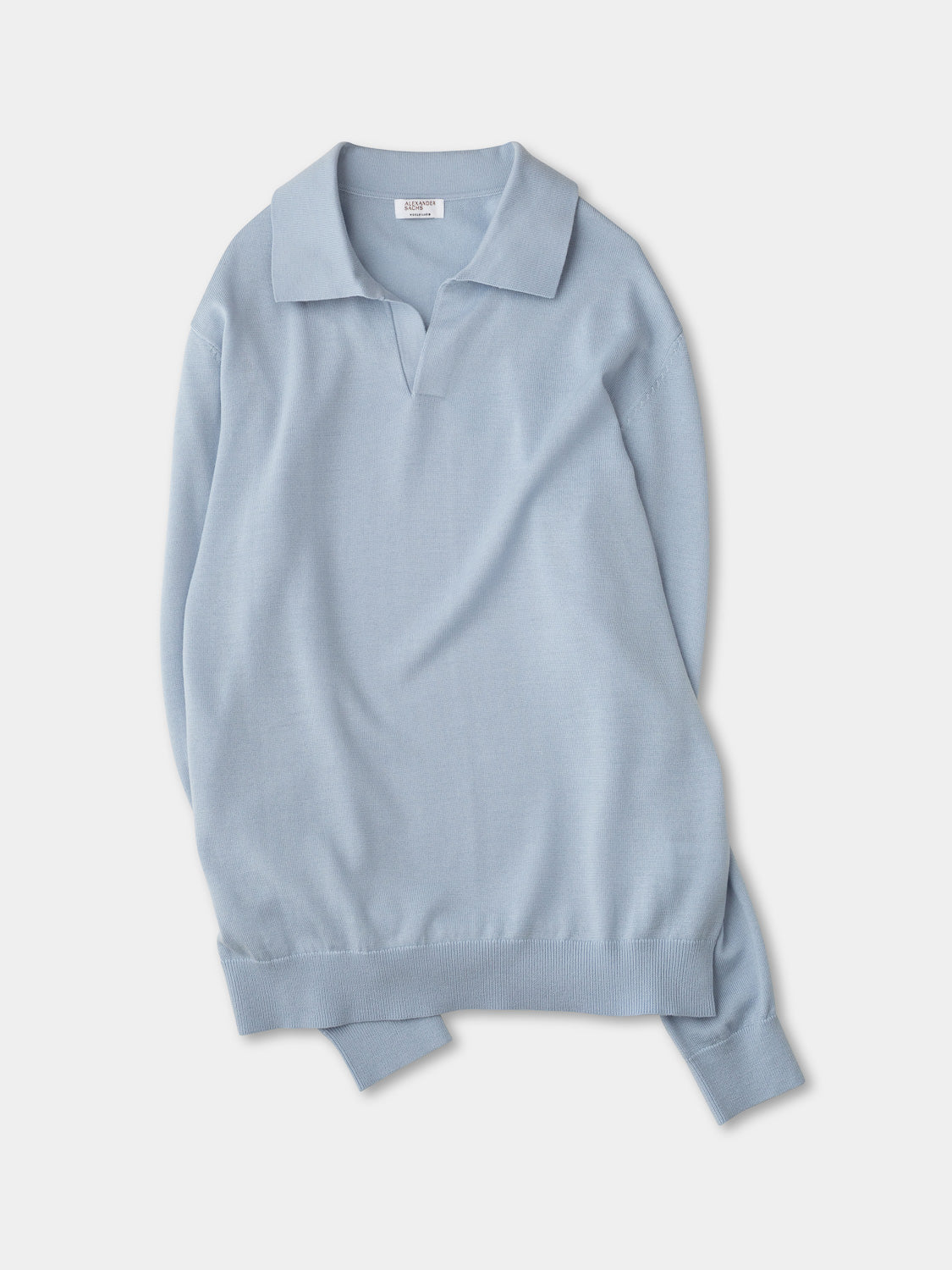 Polo Buttonless - Sky Blue