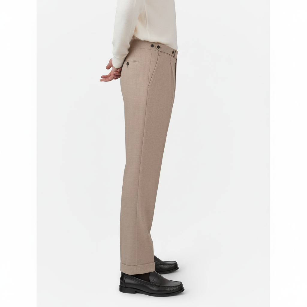Classic Sartorial Trousers - Sand