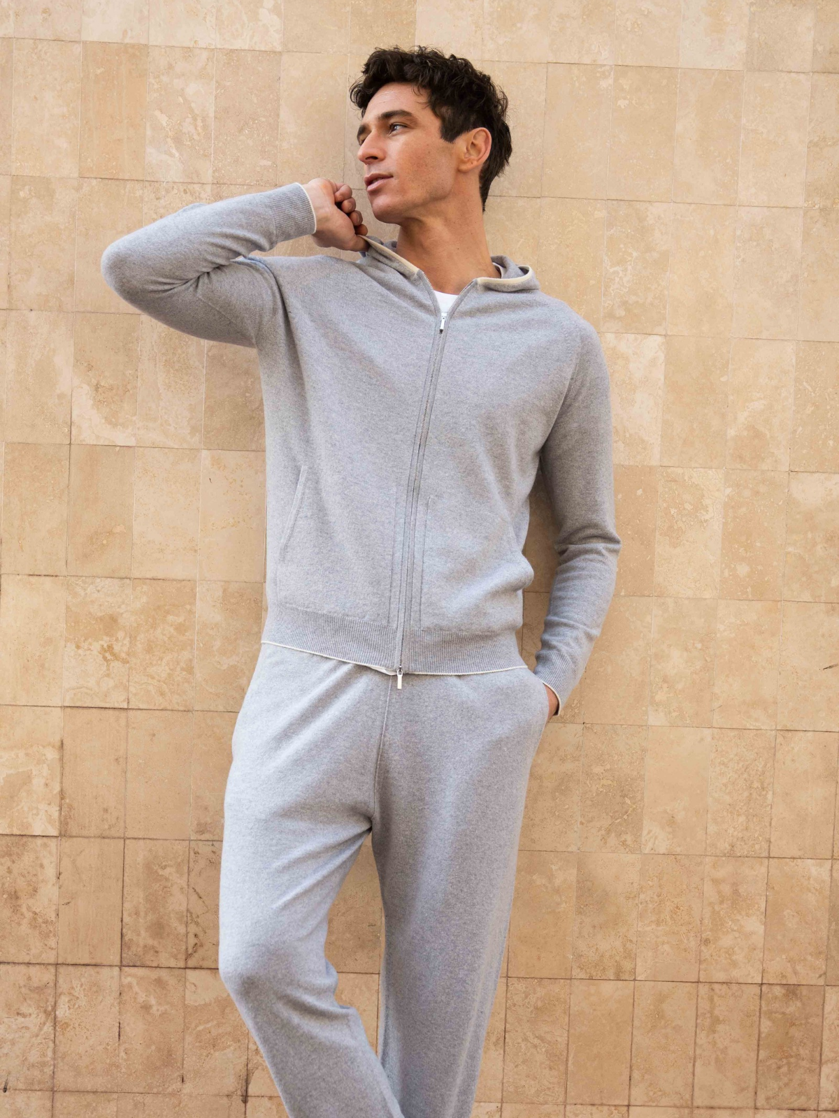 TRACKSUIT WOOL & CASHMERE - GREY