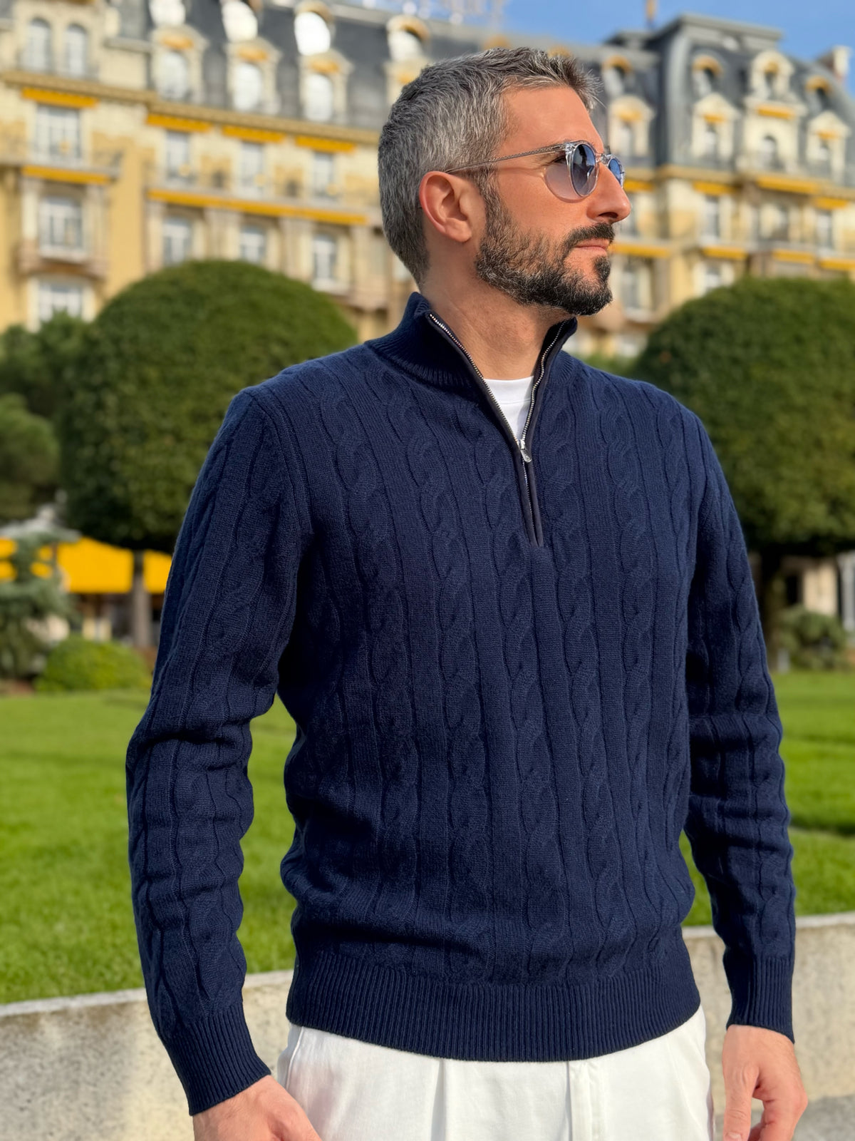Chalet sweater - Marine