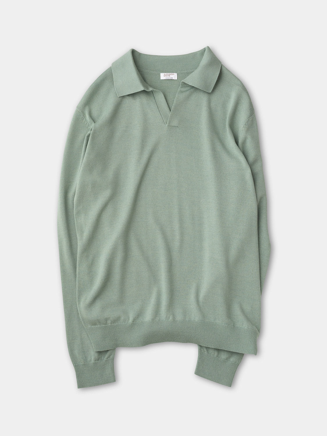 Polo Buttonless - Sage Green