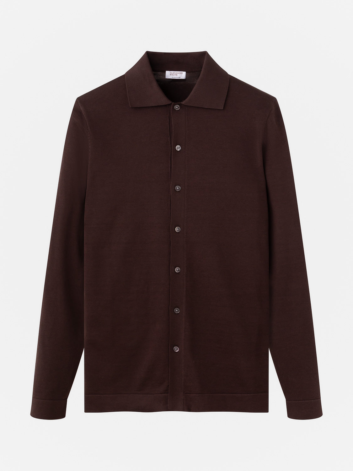 Cardigan Shirt - Brown