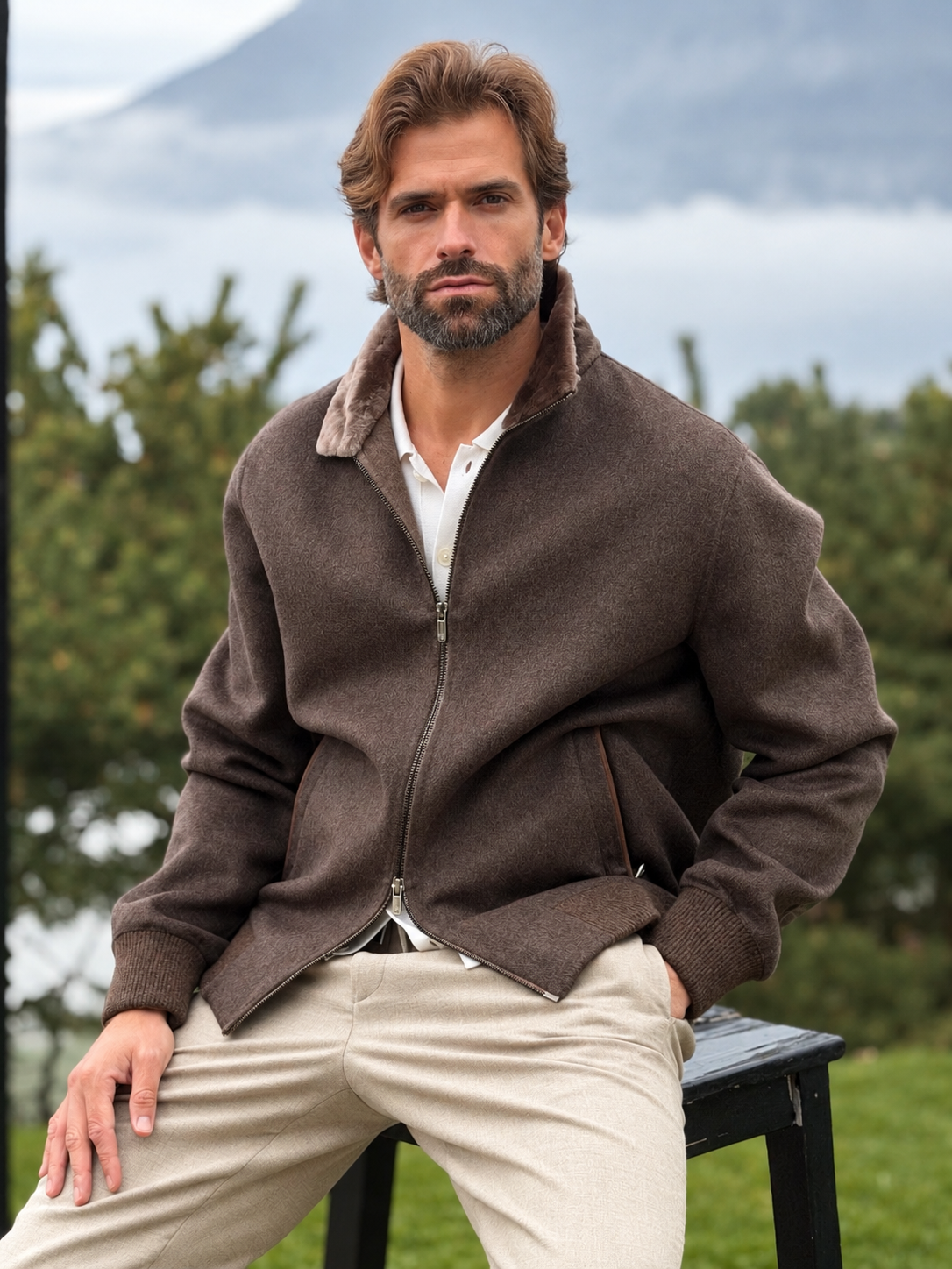 Blouson Unlined - Natural Brown