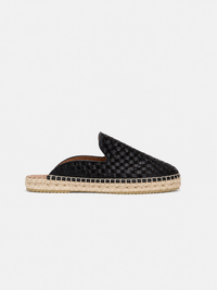 Open Heel Braided - Brown Leather