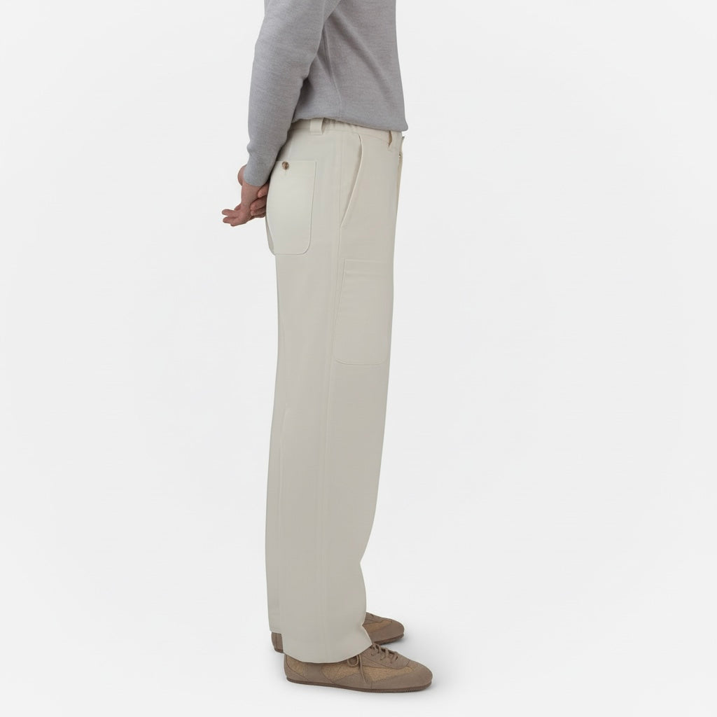Sartorial Sport Trousers- Ivory