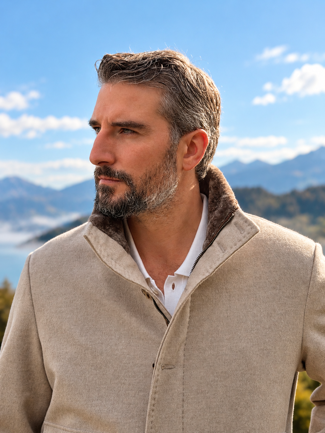 Blouson full fur - Sand
