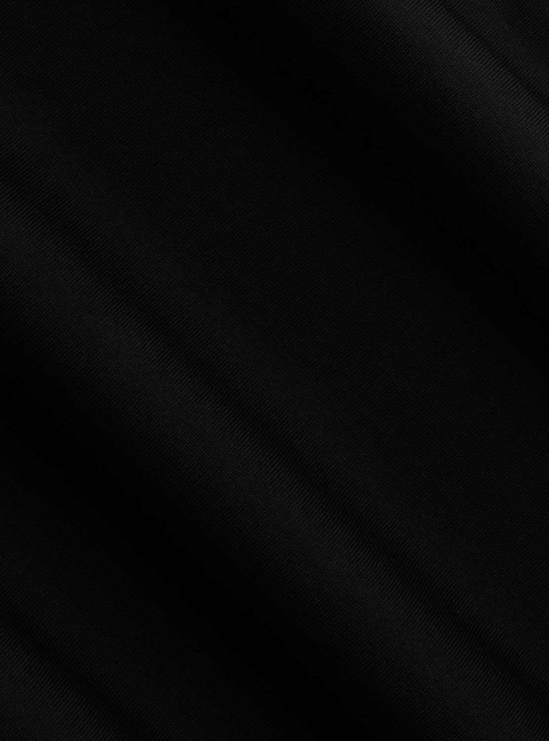 Buttonless Polo - Black
