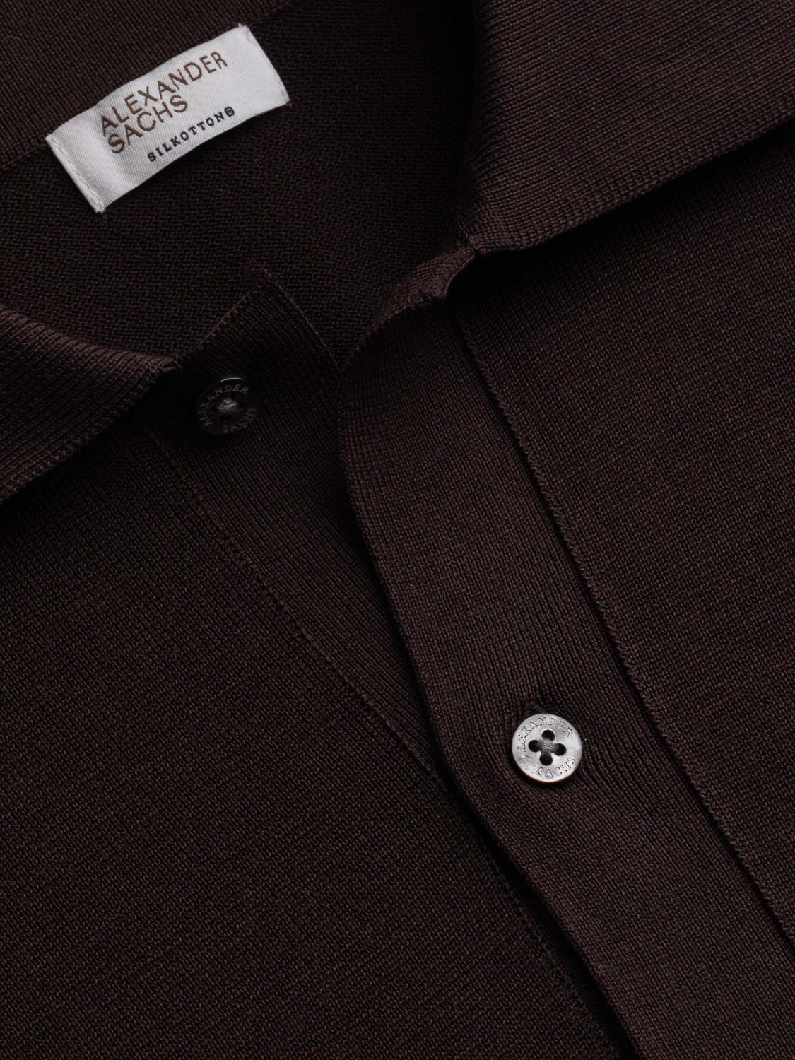 Cardigan Shirt - Brown