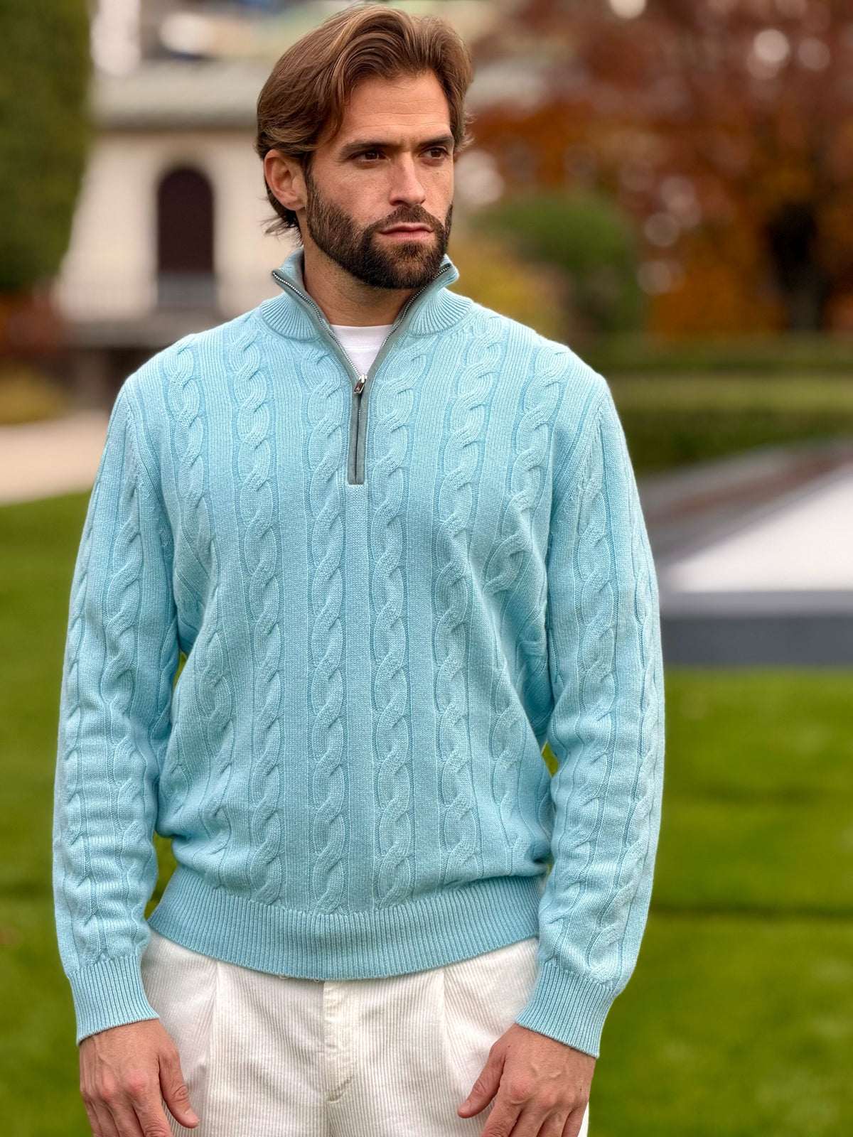 Chalet sweater - Aqua