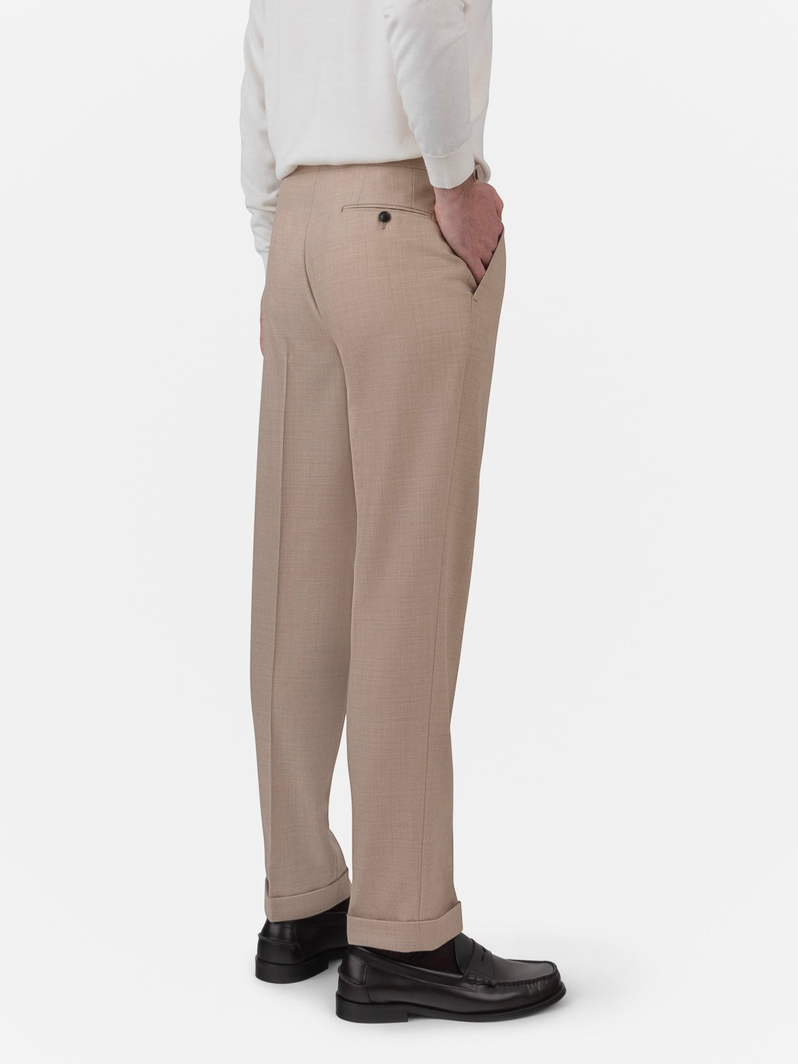 Classic Sartorial Trousers - Sand