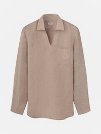 Medina Popover - Sand Linen