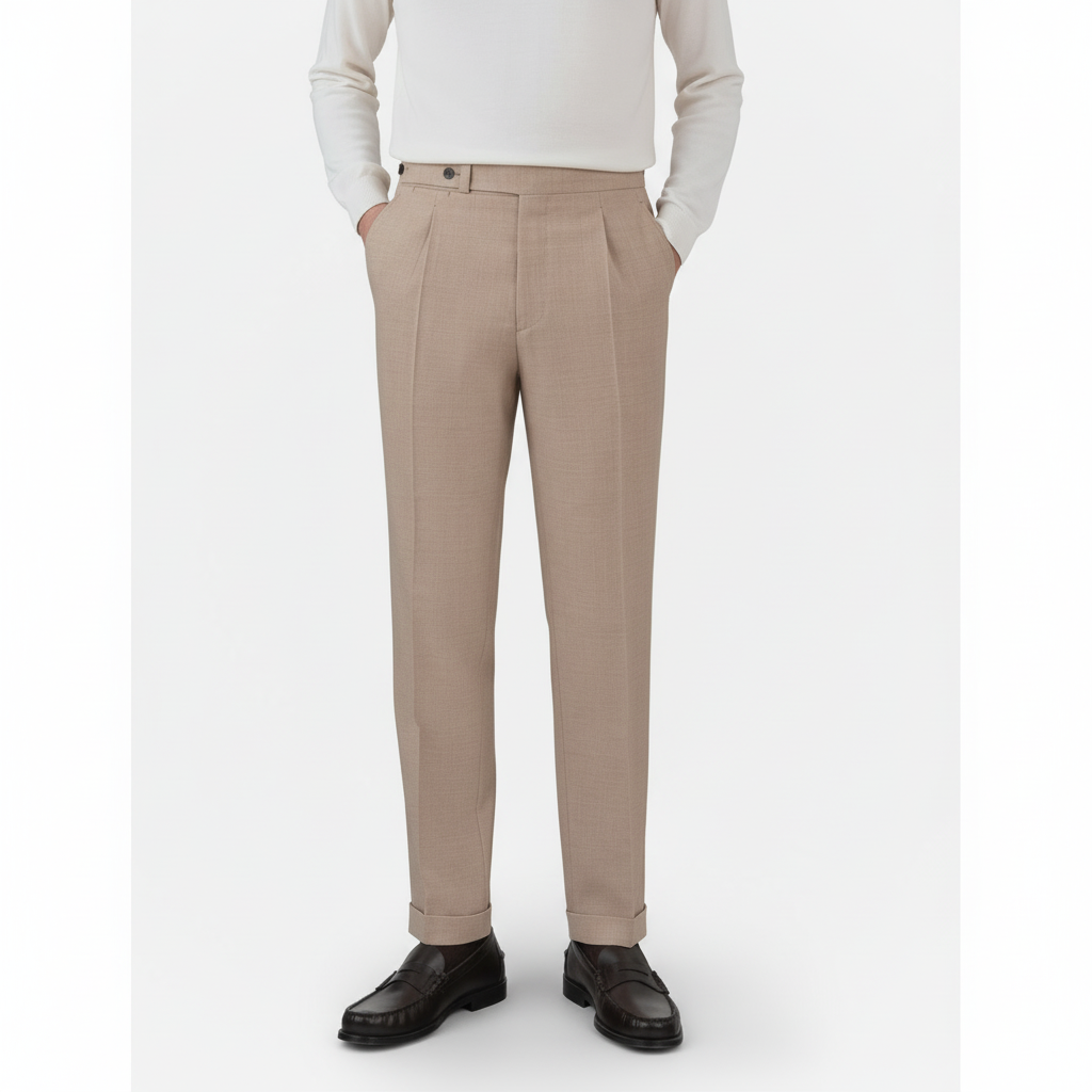 Classic Sartorial Trousers - Sand