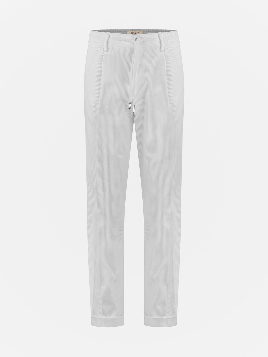 Corduroy Jogger - White