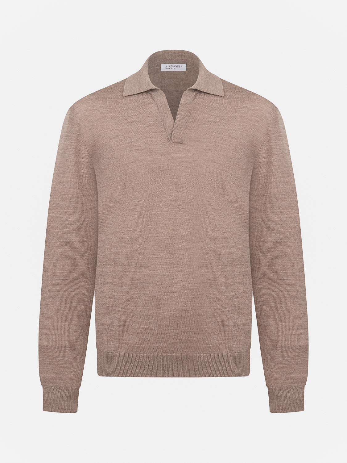 POLO KNITTED - TAUPE