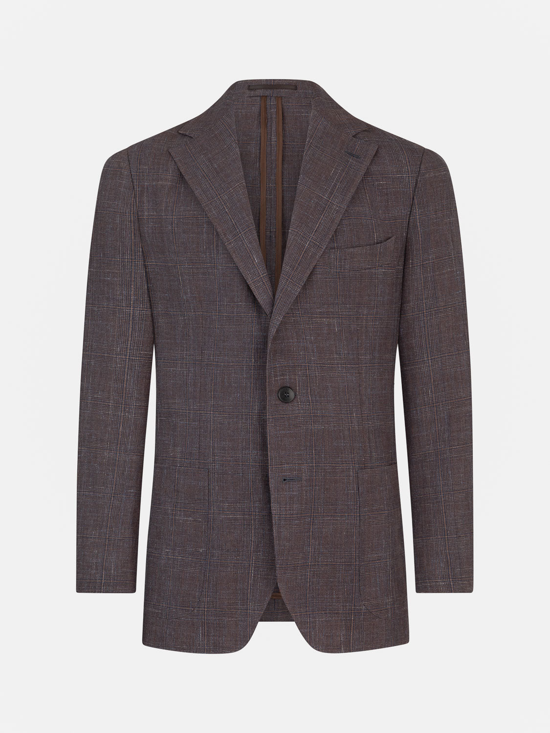 Linen Suit - Burgundy tiles