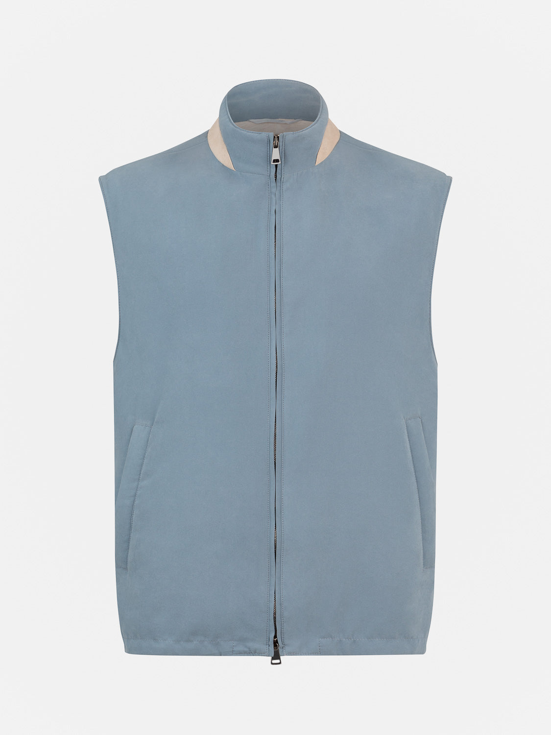 Voyager Sleeveless Jacket - Steel Blue