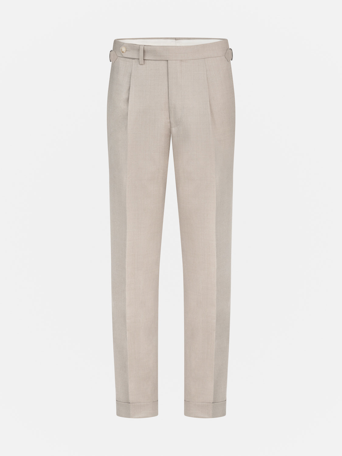 Elegant Trousers Flanella - Beige