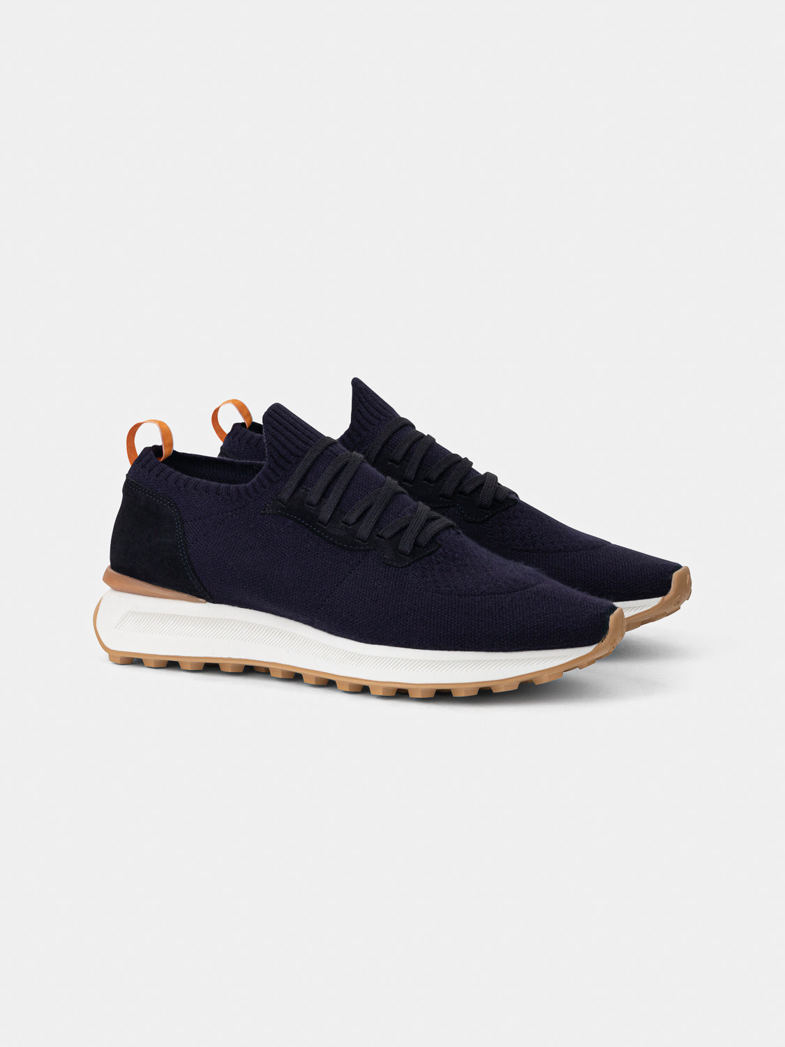 Knitted sneakers 004 - Navy tones