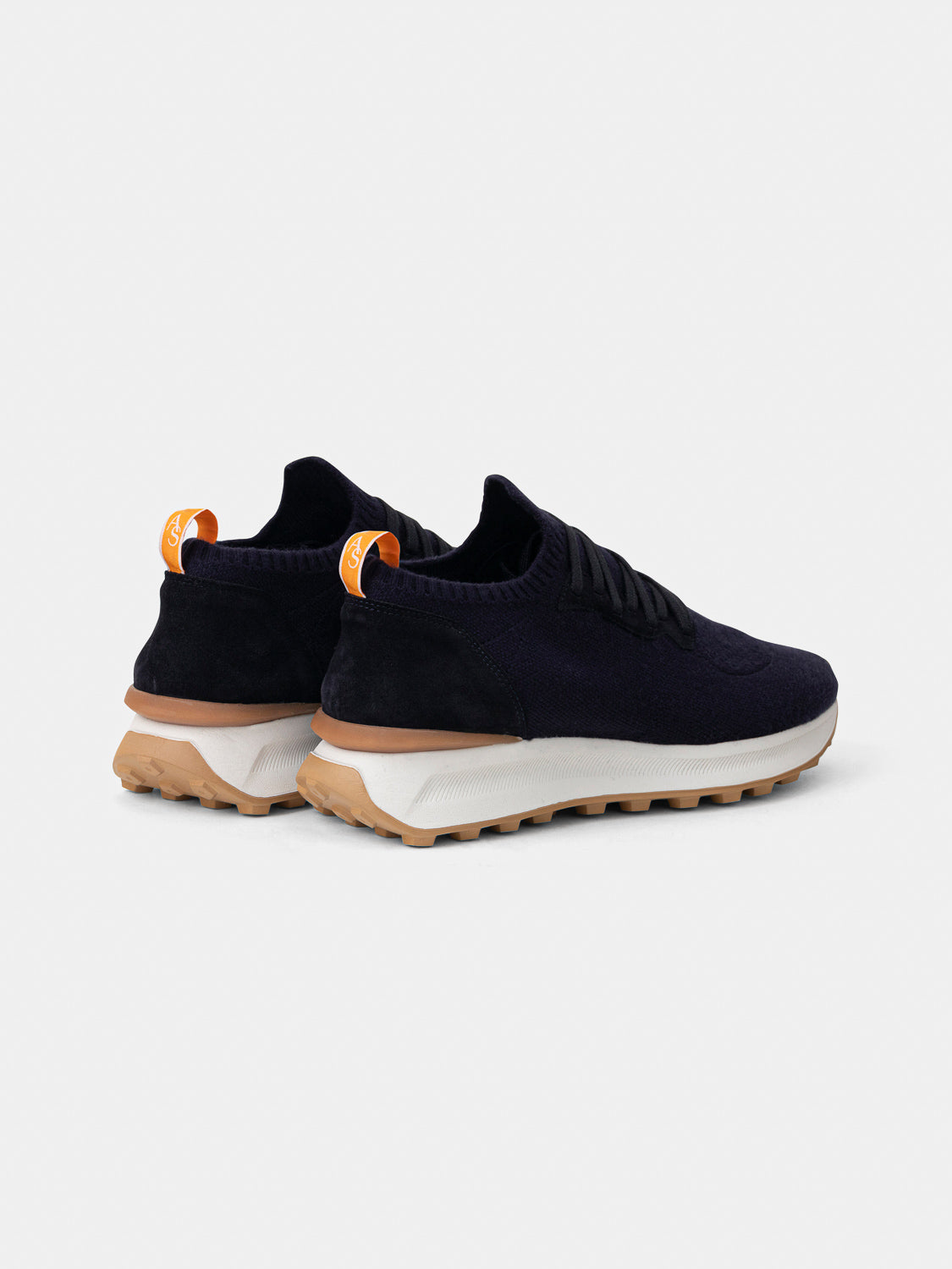 Knitted sneakers 004 - Navy tones