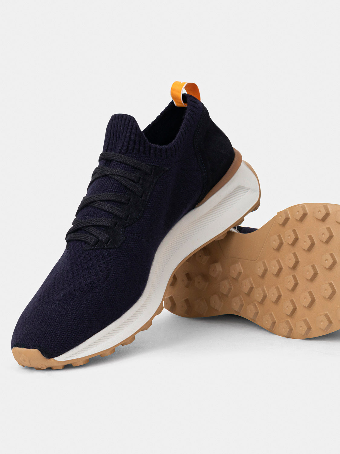 Knitted sneakers 004 - Navy tones