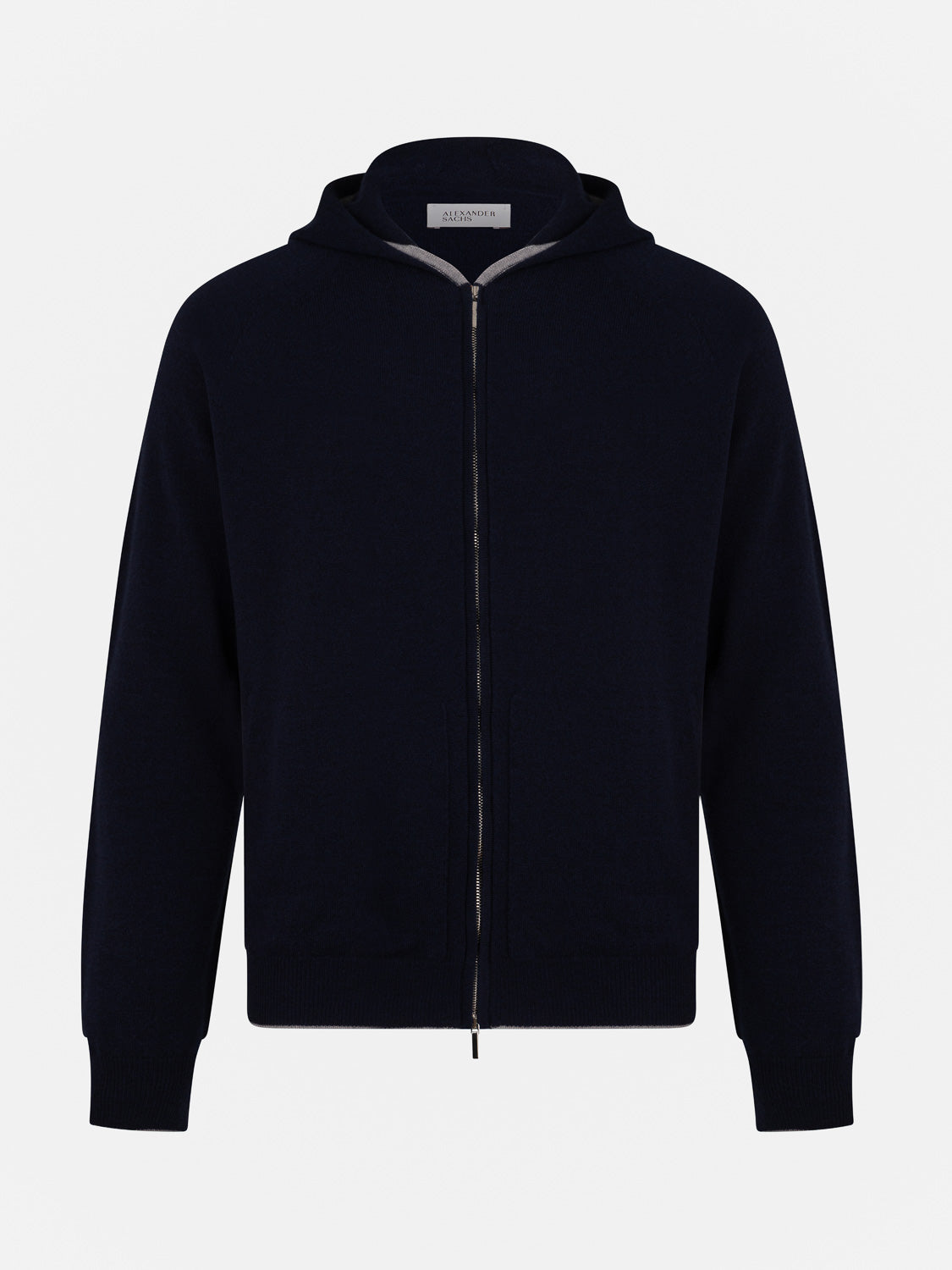 Hoodie Wool & Cashmere - Navy