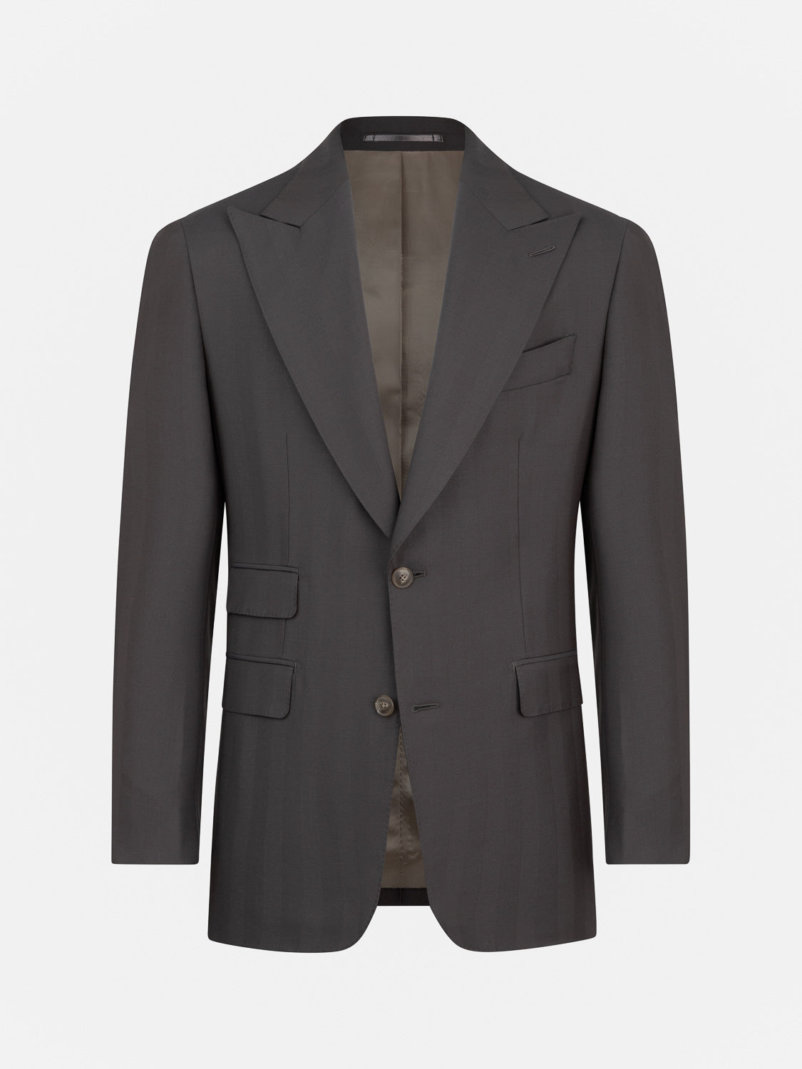 Suit Herringbone - Dark brown