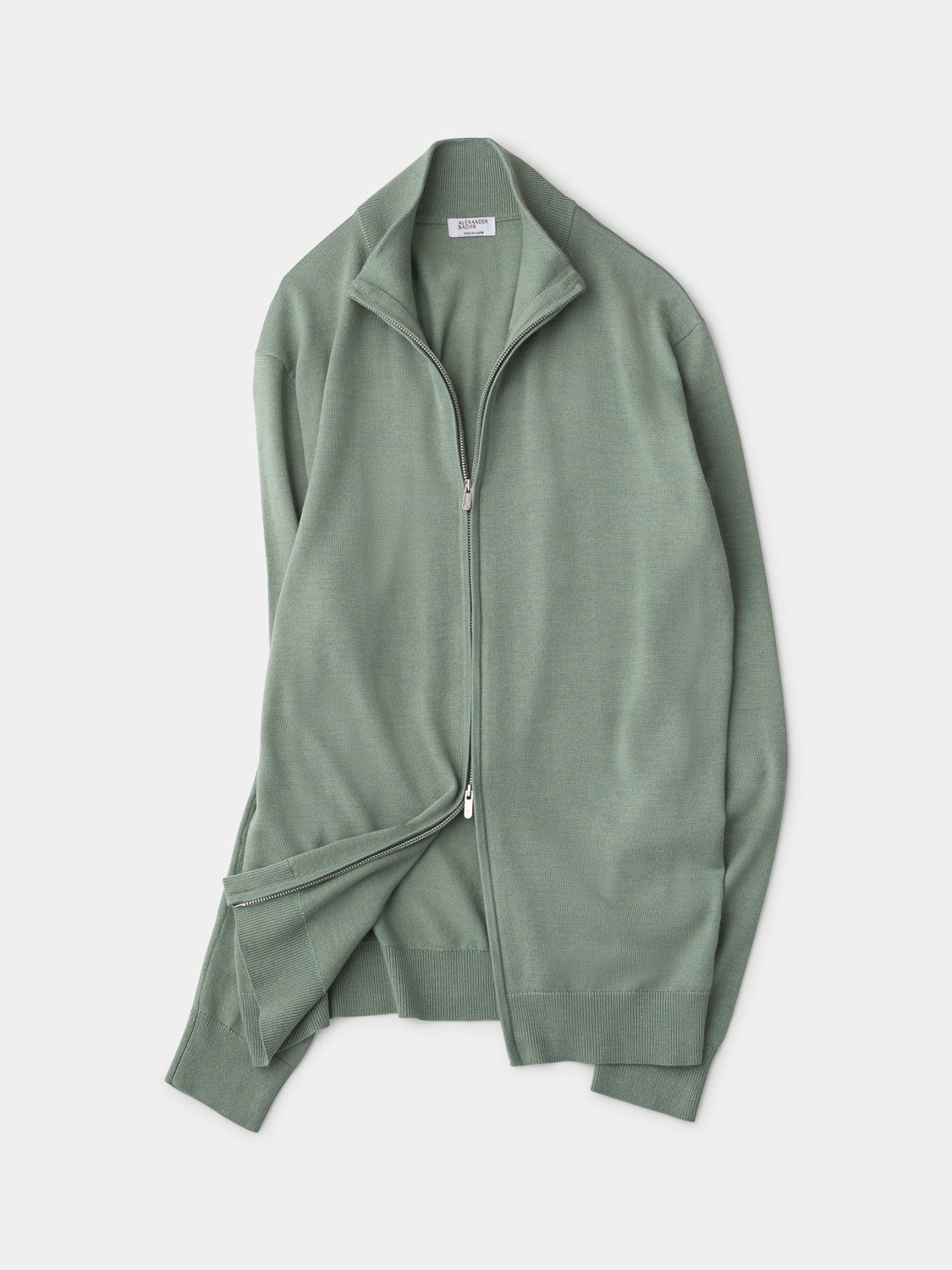 Zipper sweater - Sage Green