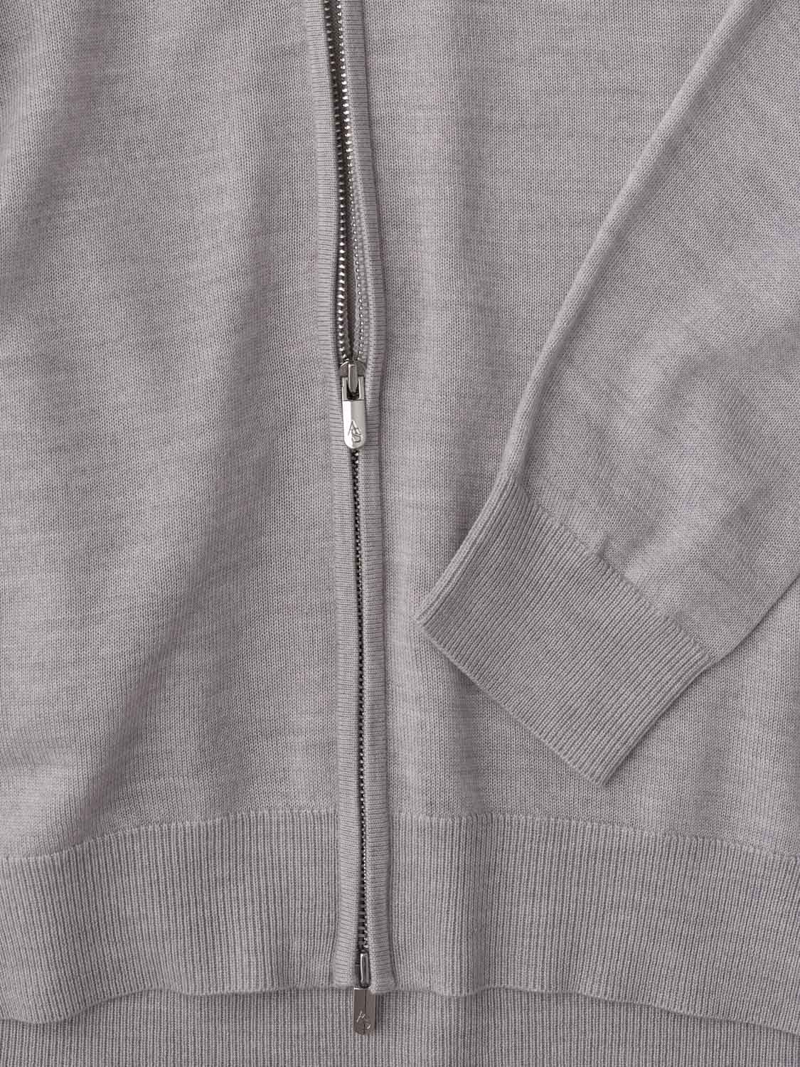 Zipper sweater - Grey Mélange