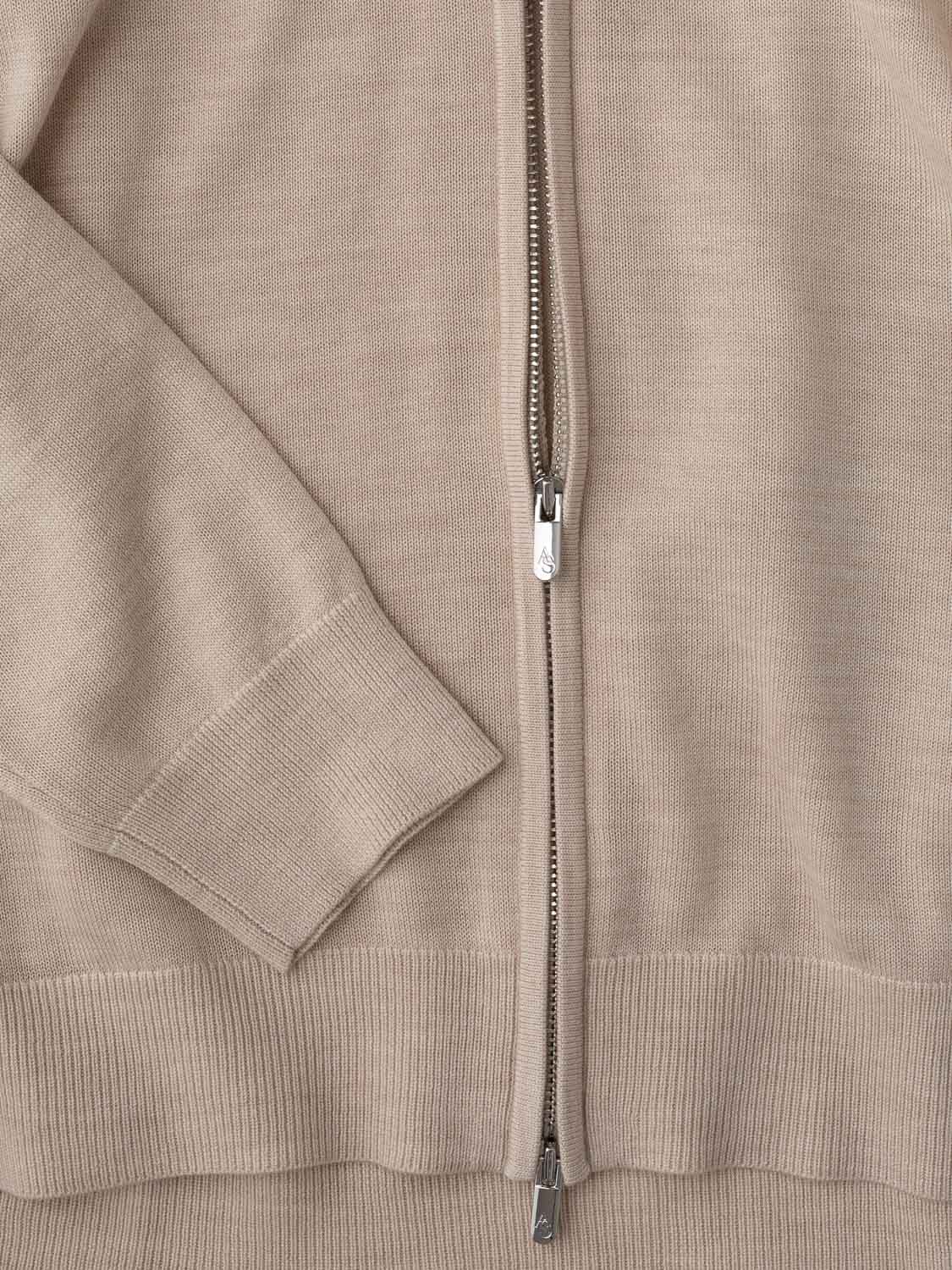 Zipper sweater - Sand