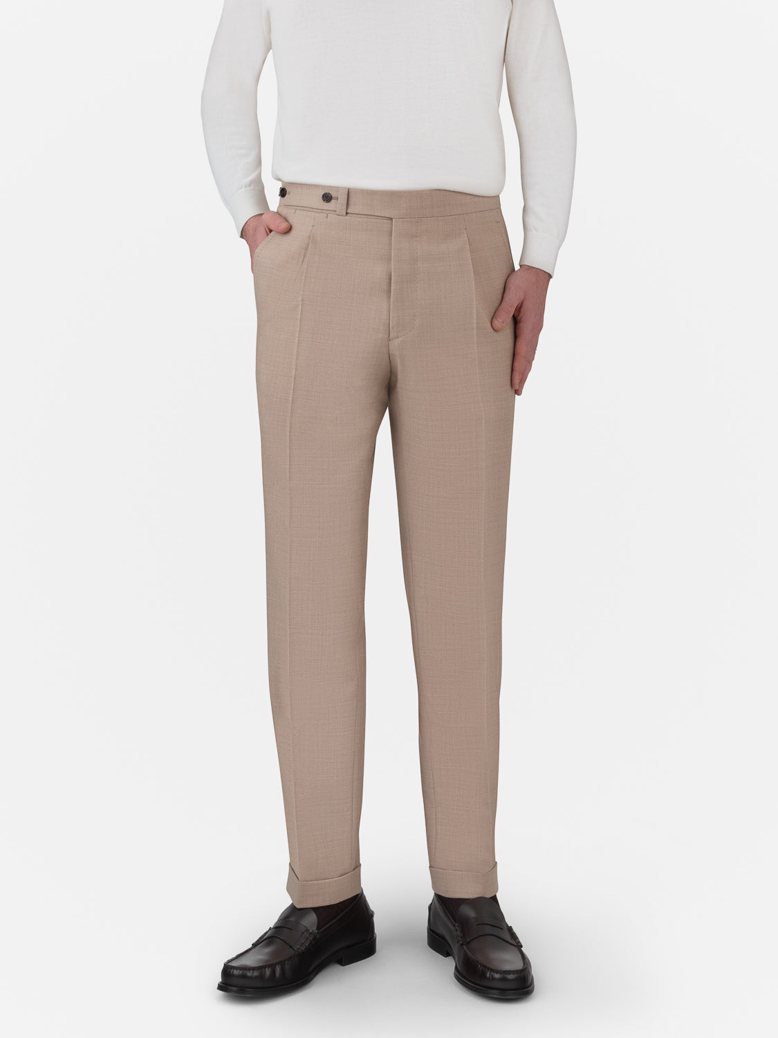 Classic Sartorial Trousers - Sand