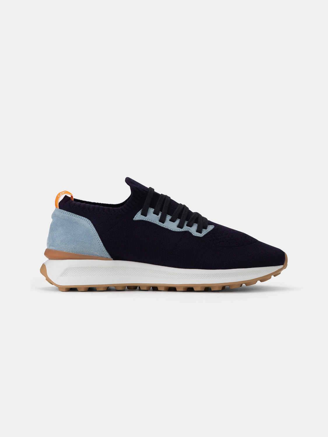 Knitted sneakers - Navy & Light Blue tones