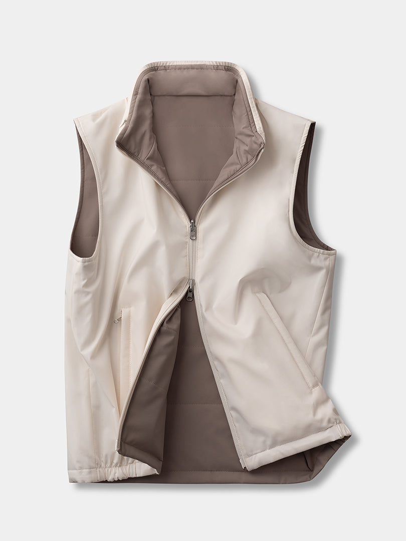 Voyager Sleeveless Jacket - Navy - ALEXANDER SACHS