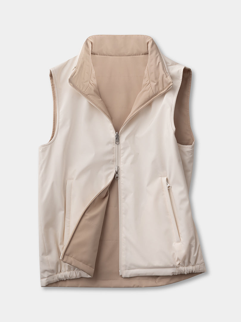 Voyager Sleeveless Jacket - Navy - ALEXANDER SACHS