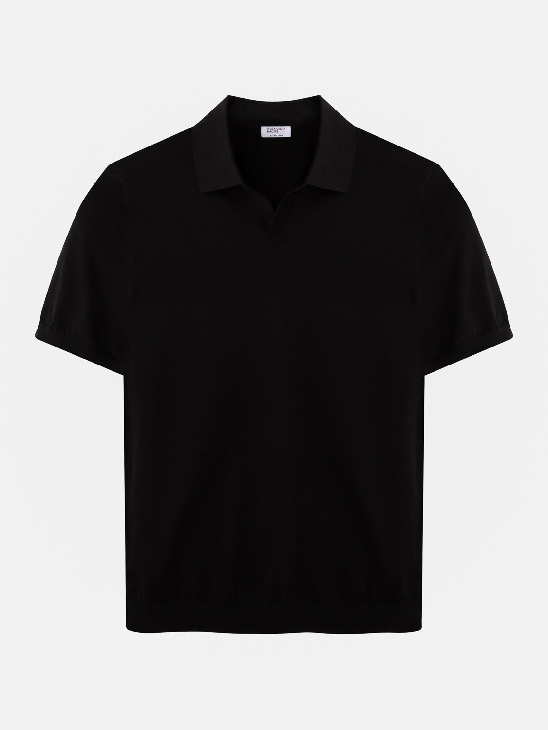 Buttonless Polo - Black