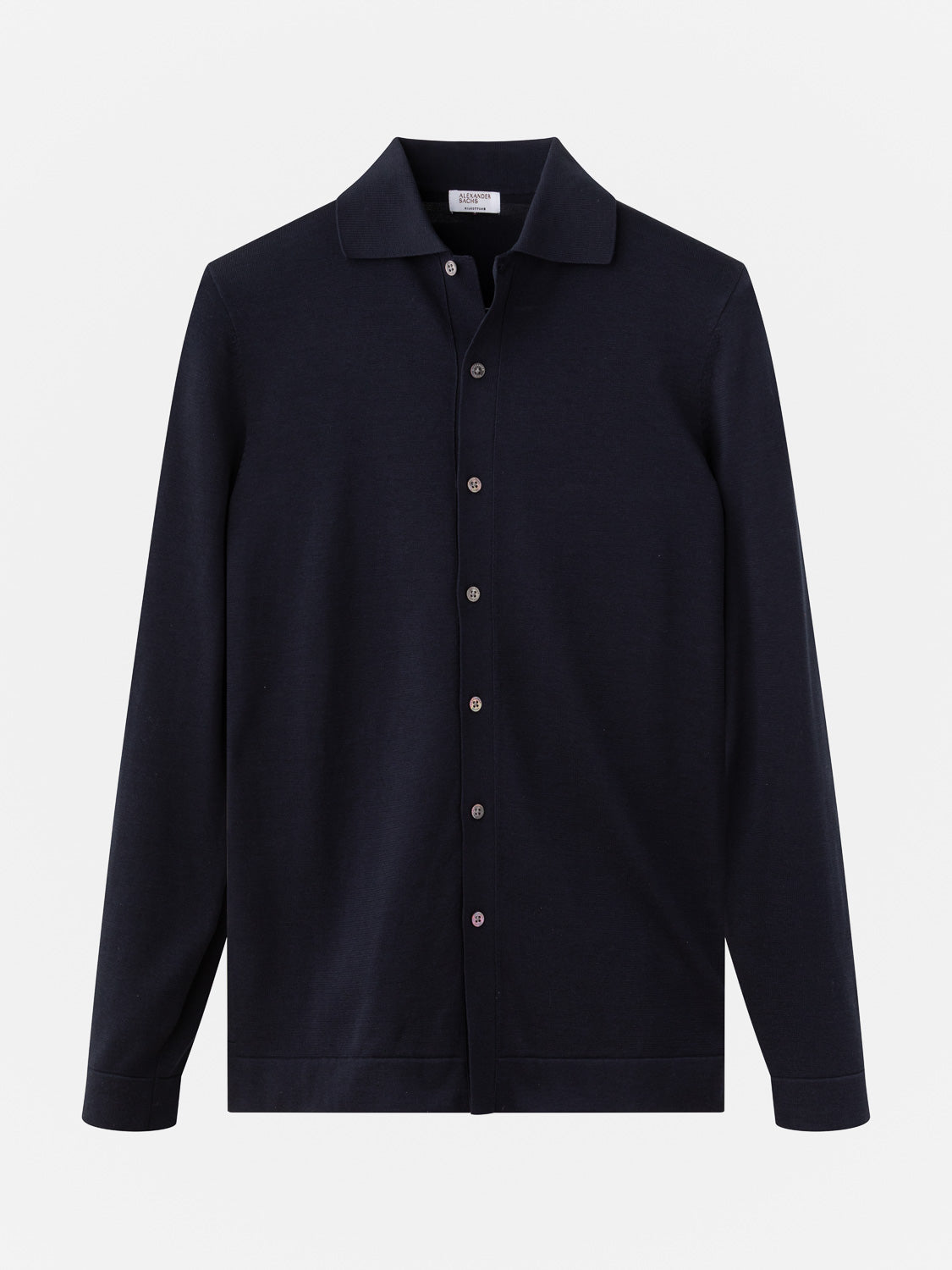 Cardigan Shirt - Navy