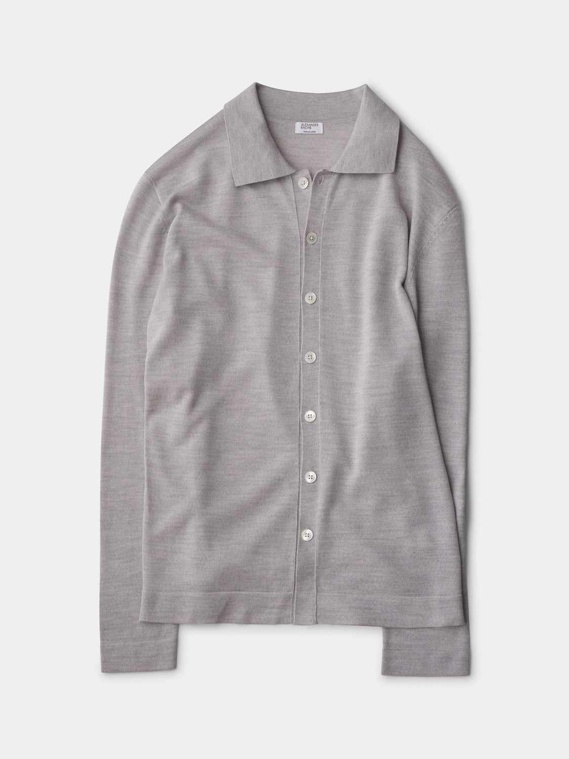 Shirt Knitted - Grey Mélange