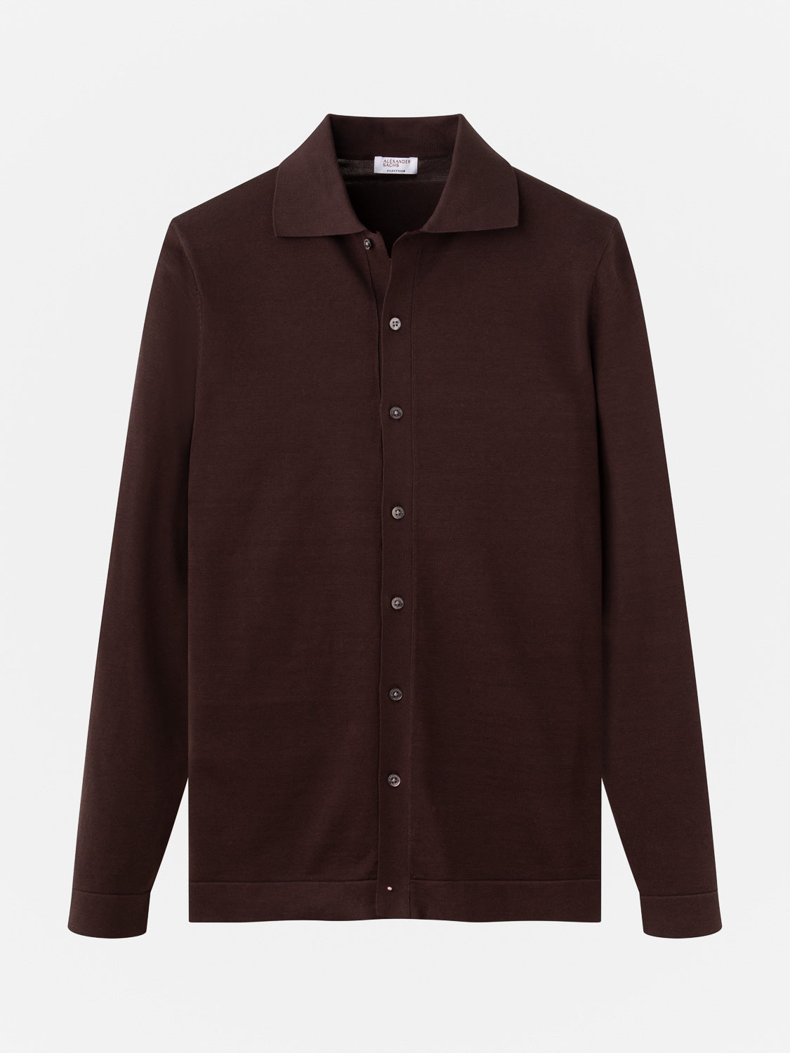Cardigan Shirt - Brown