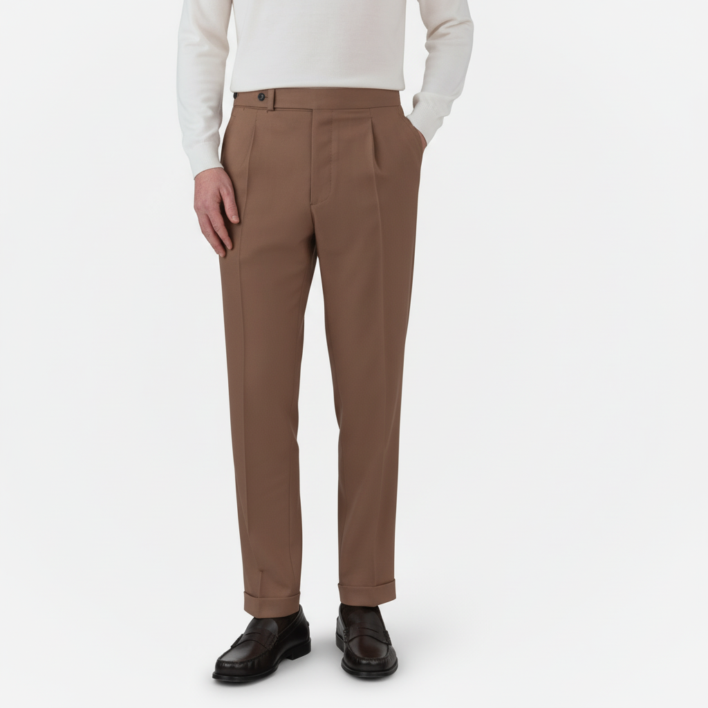 Classic Sartorial Trousers - Camel