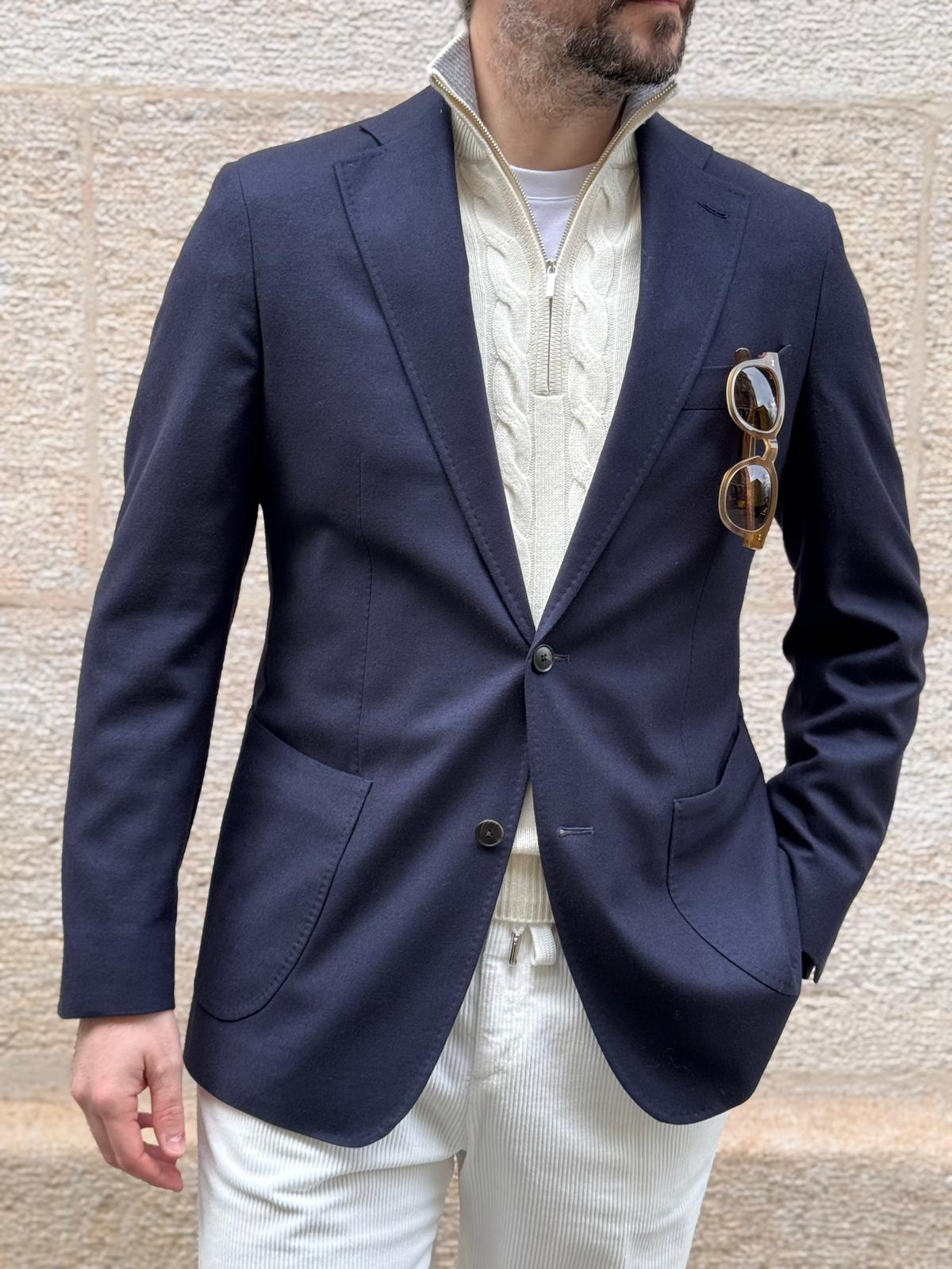 Jersey blazer - Navy