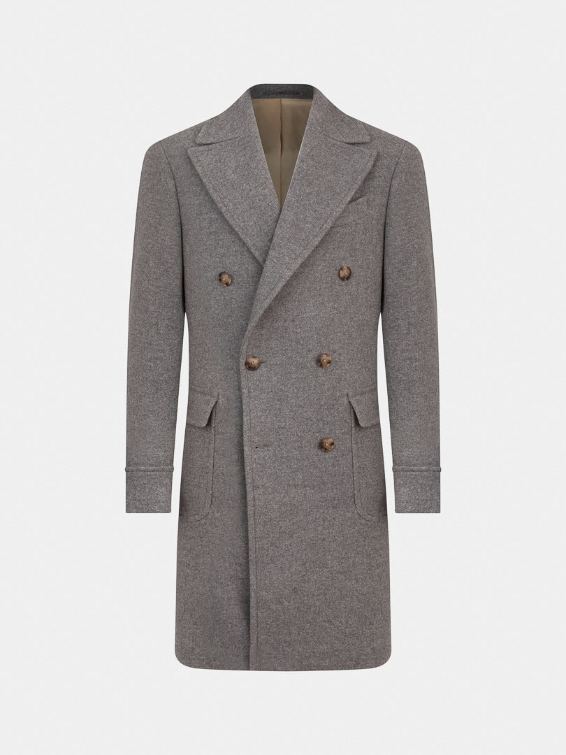 AS POLO COAT WOOL & CASHMERE GREY