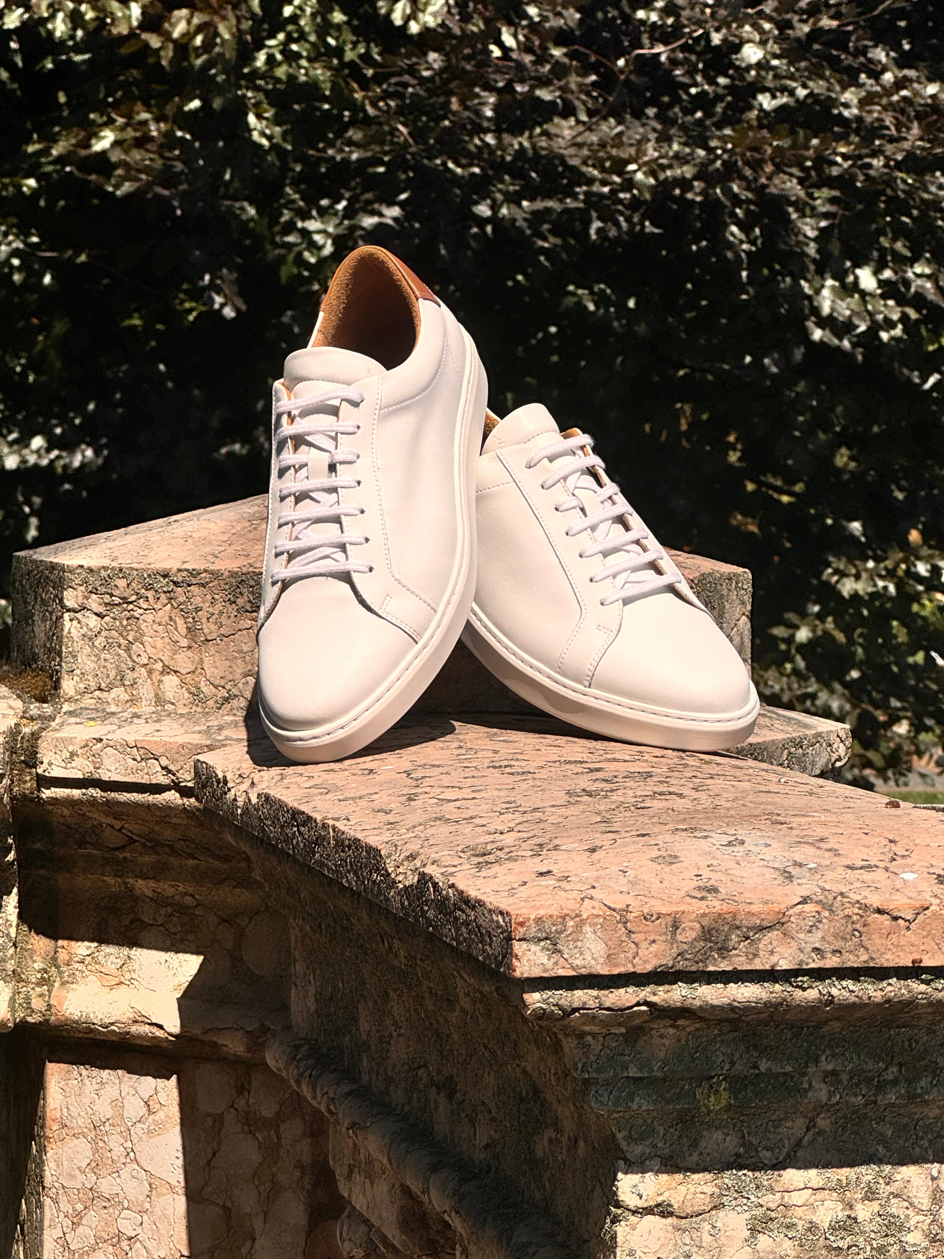 Calfskin Sneakers - White