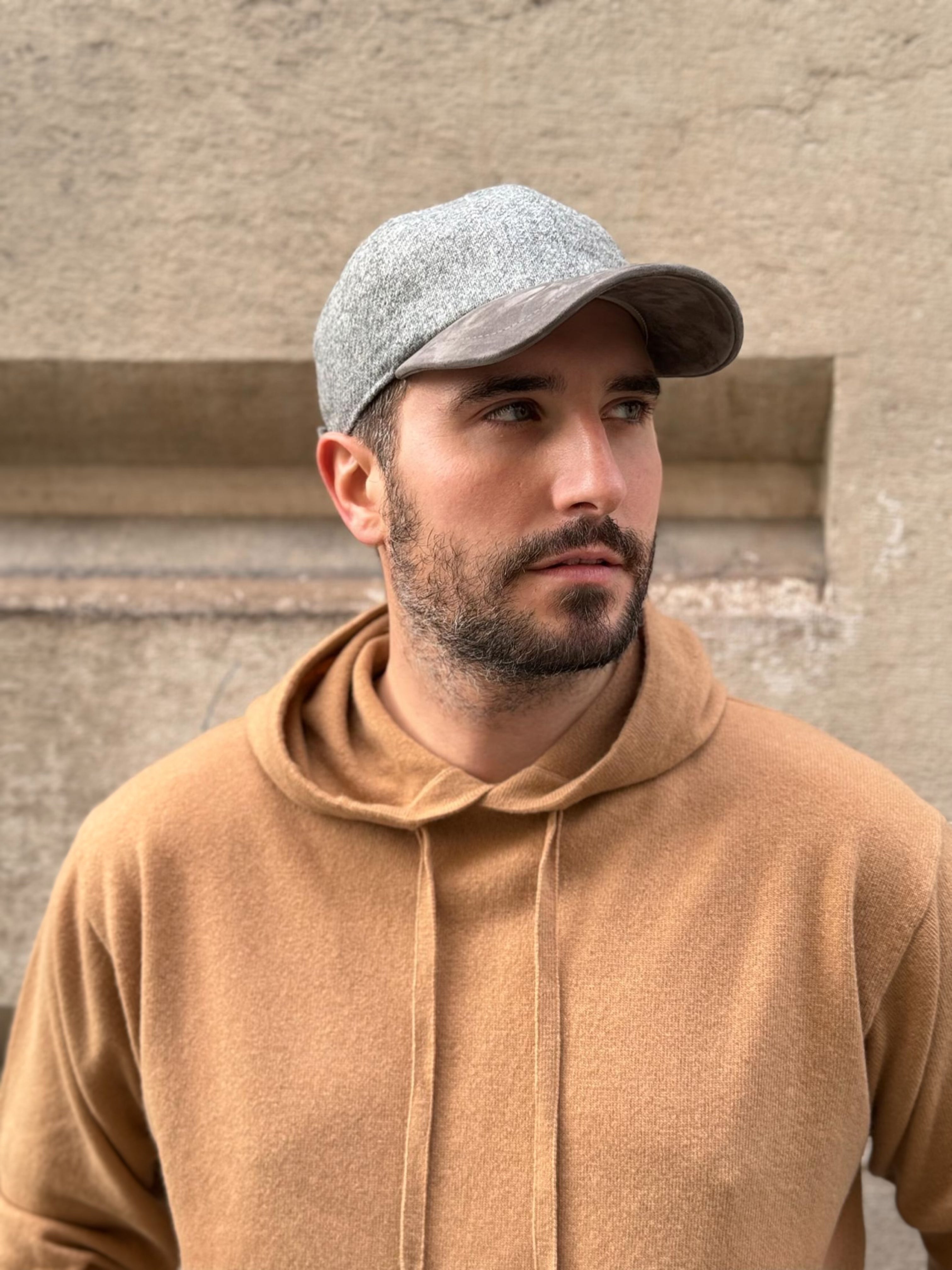 HOODIE LIGHTNESS WOOL & CASHMERE - CAMEL