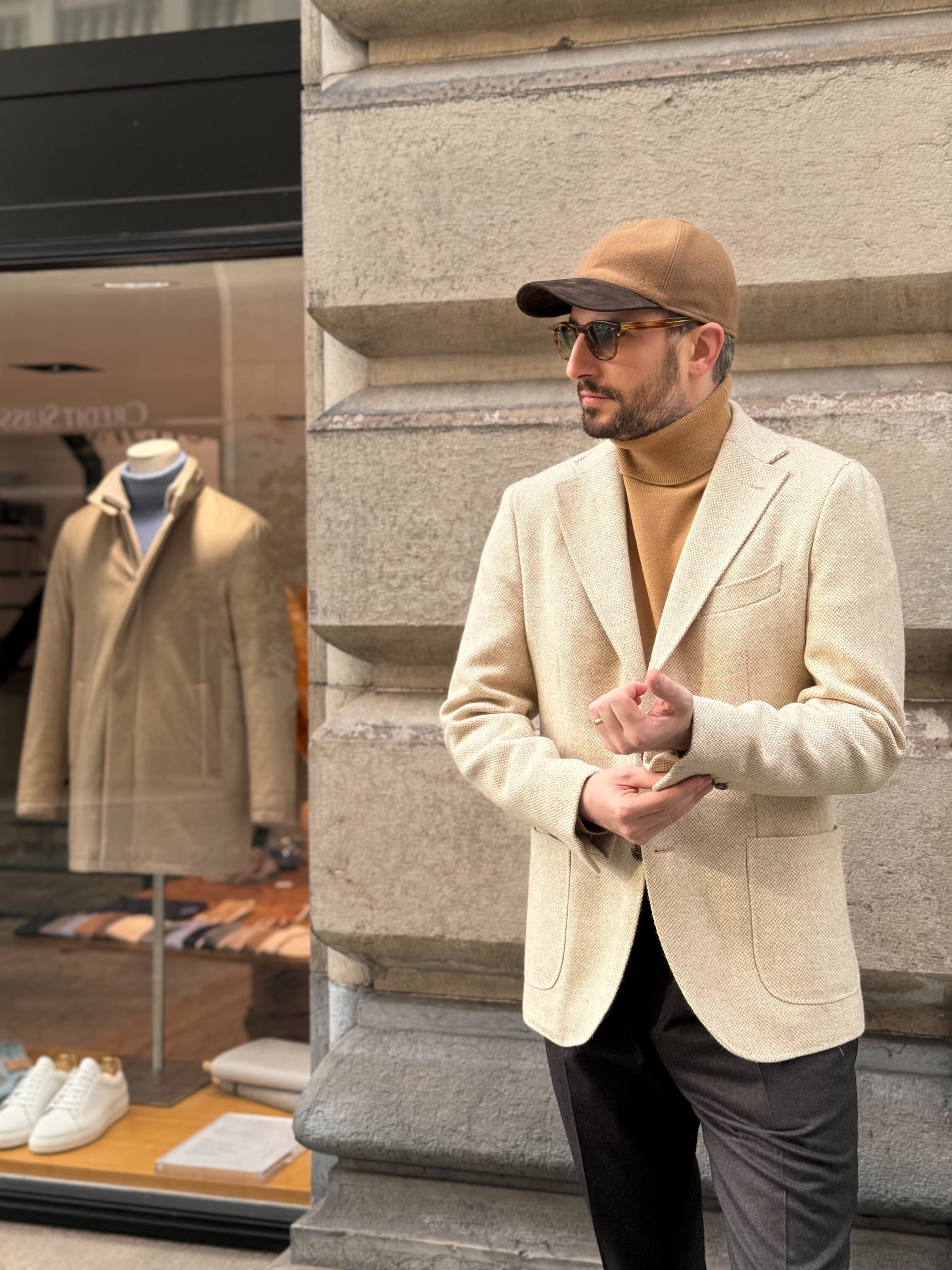 BLAZER TWEED - BEIGE